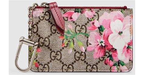 gucci blooms key case replica|gucci keyrings for women.